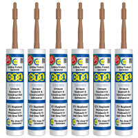 CT1 Sealant & Construction Adhesive Brown 290ml (6 Pack)
