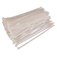 Sealey CT20048P100W Cable Tie 200 x 4.8mm White Pack of 100