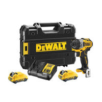 DeWalt DCF601D2-GB 12V Brushless Sub Compact Screwdriver with 2x 2.0Ah Batteries