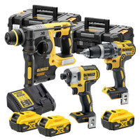 DeWalt DCK368P3T 18V Brushless Triple Pack with 3x 5.0Ah Batteries