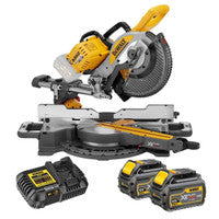 DeWalt DCS727T2-GB 250mm 54V FlexVolt Mitre Saw with 2x 6.0Ah Batteries