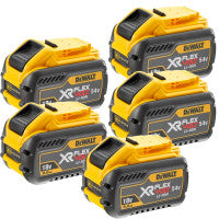 DeWalt  DCB547 XR 9.0ah Flexvolt 18/54v Battery 5 Pack