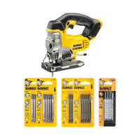 DeWalt DCS331N 18V XR Cordless Jigsaw with 5x Blades (Body Only)