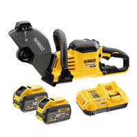 DeWalt DCS691X2-GB 54V XR FlexVolt Brushless 230mm Cut Off Saw with 2 x 9.0Ah Batteries