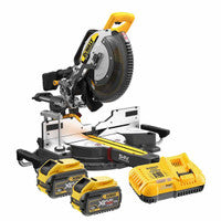 DeWalt DCS781X2 54V XR Flexvolt Brushless 305mm Mitre Saw with 2x 9.0Ah Batteries
