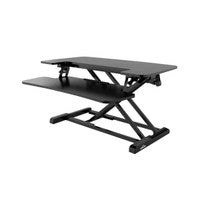 Dellonda DH14 71cm Height Adjustable Standing Desk Converter, 50cm Max Height, 15kg Capacity -