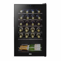Baridi DH9 24 Bottle Wine Fridge with Digital Touchscreen Controls & LED Light, Black -