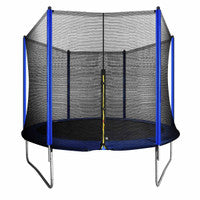 Dellonda DL68 10ft Heavy-Duty Outdoor Trampoline with Safety Enclosure Net
