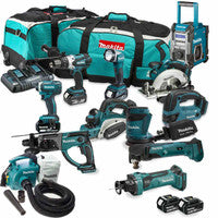 Makita DLX6067PT12X5 18V 12 Piece Cordless Kit with 5x 5.0Ah Batteries