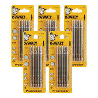 DeWalt DT2059-QZ T345XF Bi-Metal Progressor Tooth Jigsaw Blade101mm x 2.4-5 TPI (25 Pack)