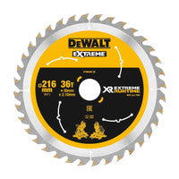 DeWalt DT99569-QZ Extreme Runtime Circular Saw Blade 216mm x 30mm 36T