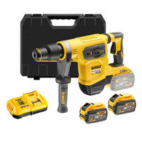 Druil Casúr Gan Scuab DeWalt DCH481X2-GB 54V XR Flexvolt SDS Max le 2 chadhnraí 9.0Ah