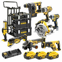 DeWalt DCK853P4-GB 18V 8 Piece Brushless Power Tool Kit with 4x 5.0Ah Batteries