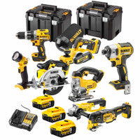 DeWalt TDKIT8 XR 18V 8 Piece Kit with 3x 5.0Ah Batteries