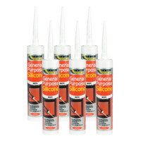 Silicone Ilchuspóireach Everbuild GPSTR Glan 280ml (Pacáiste 6)