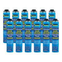 Everbuild EVGF7 Gun Grade Expanding Foam 750ml (12 Cans)
