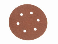 Faithfull FAIAD15060H Hook & Loop Sanding Disc DID2 Holed 150mm x 60g (Pack of 25)