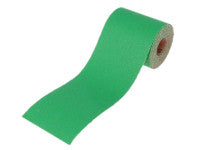 Faithfull FAIAR580G Aluminium Oxide Sanding Paper Roll Green 115mm x 5m 80G