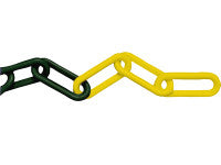 Faithfull FAICHPYB812C Plastic Chain 8mm x 12.5m Yellow / Black
