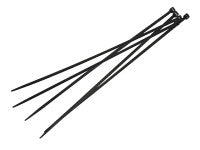 Faithfull FAICT300B Cable Ties Black 4.8 x 300mm (Pack 100)