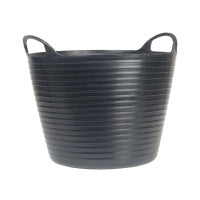 Faithfull FAIFLEX42B Heavy-Duty Polyethylene Flex Tub 42 litres (Black)
