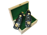 Faithfull FAIPLANEBPS No.9.1/2 & No.60.1/2 Block Planes in Wooden Box