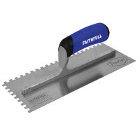 Faithfull FAIPTNT11SS Prestige Notched Trowel 275 x 115mm (11 x 4.1/2in)
