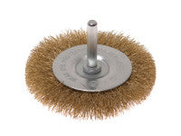 Faithfull FAIWBS75CB Wire Brush 75mm x 0.30 x 6mm Shank