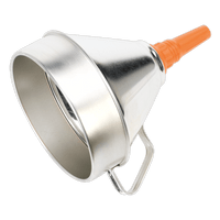 Sealey FM20 Funnel Metal with Filter 200mm