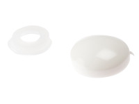 ForgeFix 3.5 - 4.0mm Domed Cover Cap White No. 6-8 25PDT0 (25 Pack)