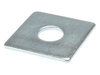 Niteoir Pláta Cearnógach ForgeFix 50 x 50 x 12mm ZP 10SQPL5012 (Pacáiste 10)