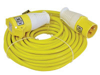 Faithfull Power Plus FPPTL14HDUTY Trailing Lead 110V 16A 2.5mm Cable 14m