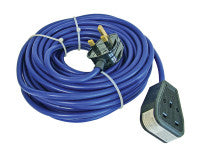 Faithfull Power Plus Trailing Lead 240 Volt 13 Amp 1.5mm Cable 14 Metre