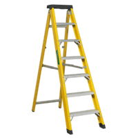 Sealey FSL7 Fibreglass Step Ladder 6-Tread EN 131