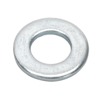 Sealey FWA817 Flat Washer M8 x 17mm Form A Zinc DIN 125 Pack of 100