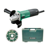 Hikoki G12STX/J7 115mm Angle Grinder 600W 240V with Diamond Blade & Case