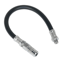 Sealey GGHE300 Rubber Delivery Hose with 4-Jaw Connector Flexible 300mm 1/8"BSP Gas
