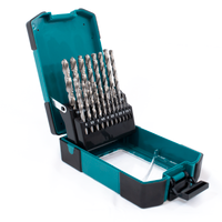 N-Durance GROUNDSET19 Ground Polished Twist Drill Bit Set (19 Pieces)