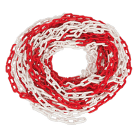 Sealey HSC25M Safety Chain Red/White 25m x 6mm