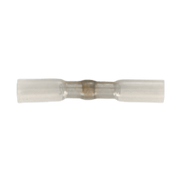 Sealey HSSB25C Heat Shrink Butt Connector with Crimp & Solder Clear Pack of 25