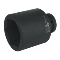 Sealey IS165D Impact Socket 65mm Deep 1"Sq Drive