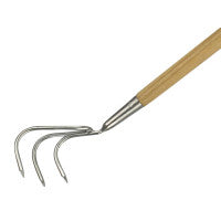 Kent & Stowe K/S70100042 Stainless Steel Long Handled 3-Prong Cultivator^ FSC