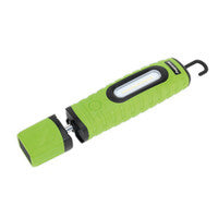 Sealey LED360PLUSG Rechargeable 360 Inspection Lamp 16 SMD LED + 3W LED Green 2 x Lithium-ion