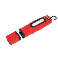 Lampa Cigireachta 360 In-athluchtaithe Sealey LED360PLUSR 16 SMD LED + 3W LED Dearg 2 x Litiam-ian