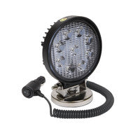 Sealey LED3RM Round Work Light with Magnetic Base 27W LED