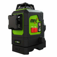 Imex LX3DG Series II 360 Degree Multi Line Green Laser Level in a Carry Case
