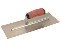Marshalltown MPB13GSD Pre-Worn PermaShape® Finishing Gold S/S Trowel 13 x 5in