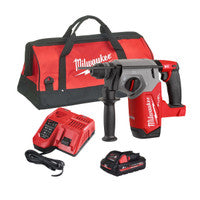 Druil Casúir Gan Scuab Milwaukee M18FH-301X 18V Breosla 4-Mód 26mm SDS Plus le Ceallraí 1x 3.0Ah