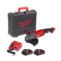 Milwaukee M18FLAG230XPDB-302X 18V 230mm Angle Grinder with 2x 3.0Ah Batteries