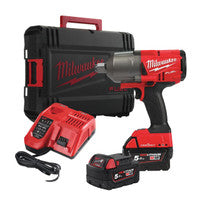 Milwaukee M18ONEFHIWF34-502X 18V Fuel 3/4" Brushless One-Key Impact Wrench with 2x 5.0Ah Batteries